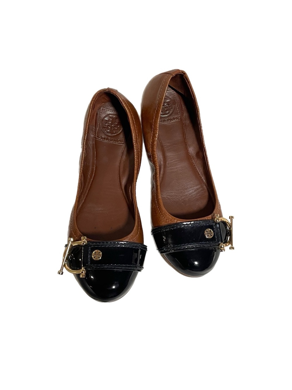 Tory Burch Horsebit Ballet Flats in Leather 7.5M